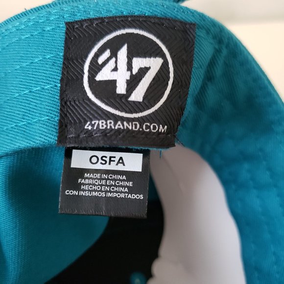 Coastal Carolina Chanticleers Hat Cap Strap Back Teal 47 MVP NCAA Mens - Picture 11 of 12